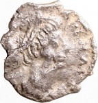 1797D Quarto di siliqua 527-534 Iscrizione entro corona di alloro Ravenna Argento