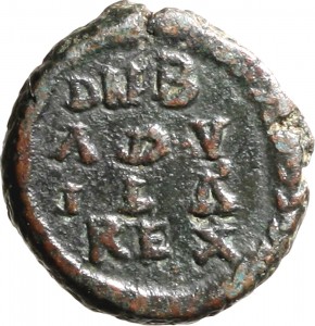 1800R Quarto di follis da 10 nummi 549-552 Iscrizione entro corona di alloro Roma Bronzo