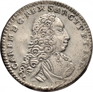 715D 2,6 soldi 1735 Scudo a cartoccio 1° tipo Torino Mistura di argento