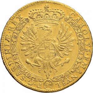 33D 4 zecchini da 36 lire 1745 Annunciazione Torino Oro