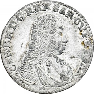124D 5 soldi 1739 Scudo a cartoccio 1° tipo Torino Mistura di argento
