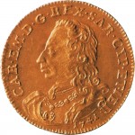 56D Doppia da 4 scudi 1741 Scudo sagomato 2° tipo Torino Oro