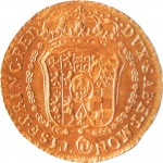 57R Doppia da 4 scudi 1742 Scudo sagomato 2° tipo Torino Oro