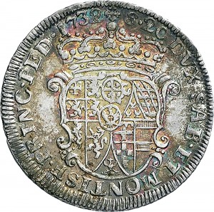 85R Lira da 20 soldi 1732 Scudo a cartoccio 1° tipo Torino Argento