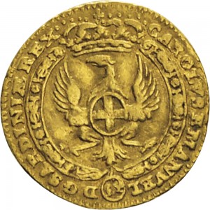 42D Mezzo Zecchino da 4,17 lire 1744 Annunciazione Torino Oro