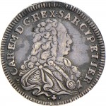 712D Scudo da 5 lire 1733 Scudo sagomato Torino Argento