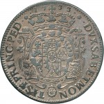 67R Scudo da 5 lire 1733 Scudo sagomato Torino Argento