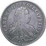 71D Scudo da 5 lire 1733 Scudo sagomato Torino Argento