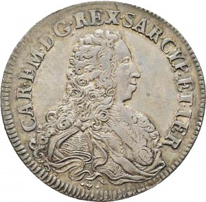 73D Scudo da 5 lire 1733 Scudo sagomato Torino Argento