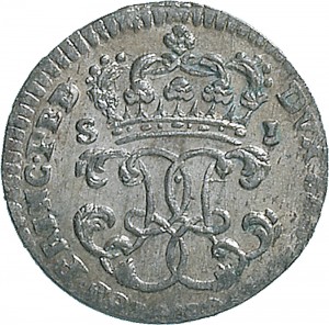 175R Soldo da 12 denari 1735 Cifre del sovrano Torino Mistura di argento