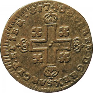 183D Soldo da 12 denari 1746 Cifre del sovrano Torino Mistura di argento