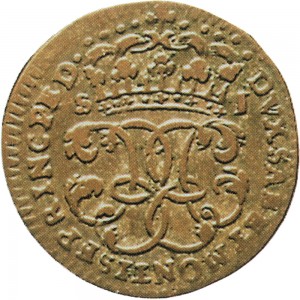 183R Soldo da 12 denari 1746 Cifre del sovrano Torino Mistura di argento