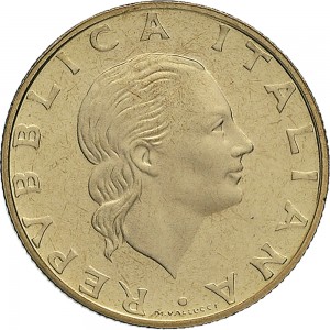 1948D 200 lire 1997 Stemma Lega navale italiana Roma Bronzital