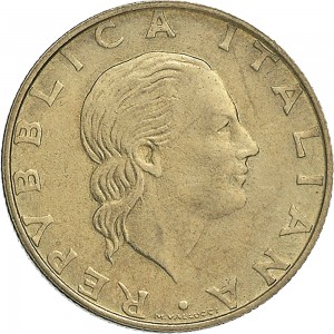 1950D 200 lire 1999 Carabinieri tutela patrimonio artistico Roma Bronzital