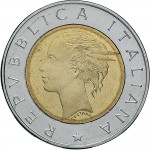 1891D 500 lire 1993 Monogramma Banca d