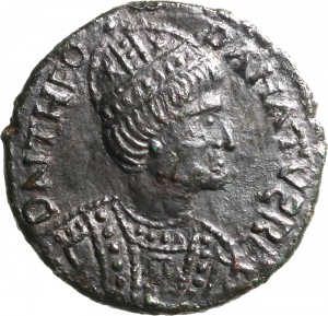 1798D Follis da 40 nummi 534-536 Vittoria Roma Bronzo