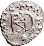 1792R Quarto di siliqua 493-498 Monogramma Mediolanum o Ticinium Argento