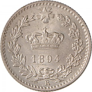 1292R 20 centesimi 1894 Corona Roma Cupronichel