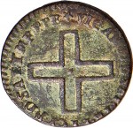 9D 2 denari da 1/6 di soldo 1727 Nodo d