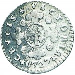 17R Mezzo reale da 2,6 soldi 1727 Croce di San Maurizio Torino Argento