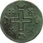 2R Soldo da 12 denari 1722 Croce piana 1° tipo Torino Mistura di argento