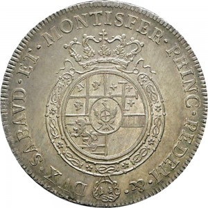 522R Scudo da 6 lire 1773 Scudo rotondo Torino Argento