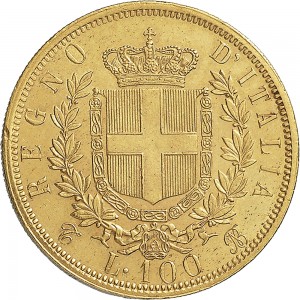1116R 100 lire 1864 Scudo sannitico Torino Oro