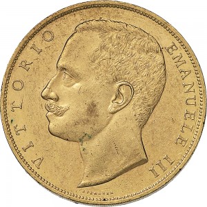 1313RD 100 lire 1903 Aquila spiegata 1° tipo Roma Oro
