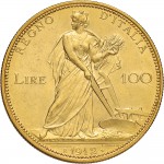 1316R 100 lire 1912 Italia aratrice 2° tipo Roma Oro
