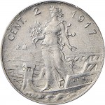 2655R 2 centesimi 1917 Italia marinara Roma Alluminio Prova