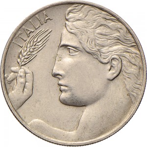 1486D 20 centesimi 1928 Libertà librata Roma Nichelio