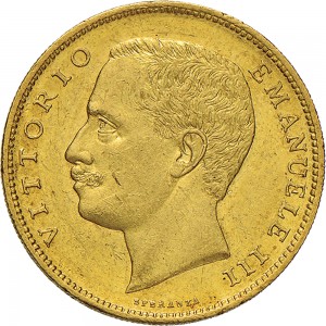 1337D 20 lire 1903 Aquila spiegata Roma Oro