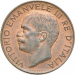 1547D 5 centesimi 1937 Spiga 2° tipo Roma Rame