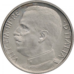 1466D 50 centesimi 1931 Giustizia su quadriga di leoni Roma Nichelio