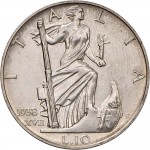 1594R 10 lire 1938 XVII Italia marinara Roma Argento