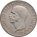 1585D 20 lire 1936 XIV Italia su quadriga lenta Roma Argento