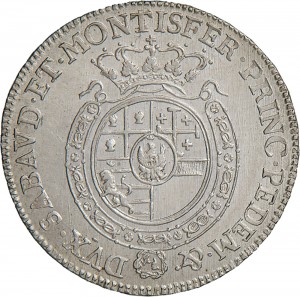 545R Quarto di scudo da 1,10 lire 1774 Scudo rotondo Torino Argento