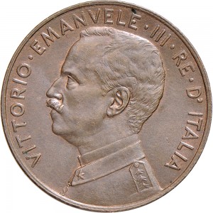 1526D 5 centesimi 1918 Italia marinara Roma Rame